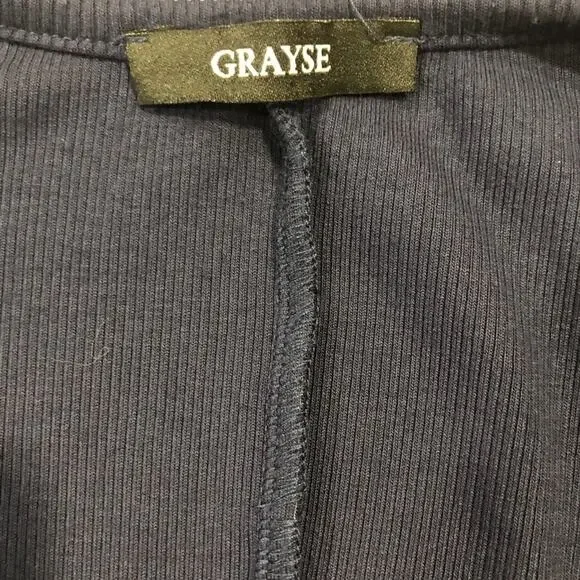 St. John Kelly Gray Grayse Navy Jersey Studded V Neck Maxi Dress S - Picture 3 of 8